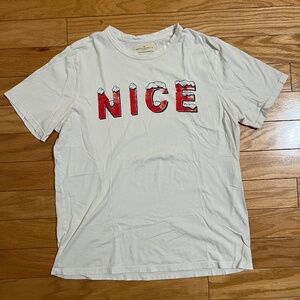 Imogene and Willie "NICE" (ICE) Graphic T-Shirt Medium